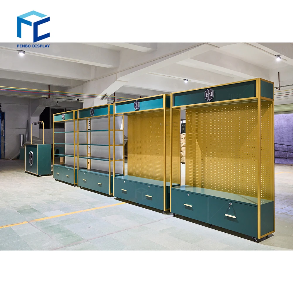 Custom retail display stand socks clothes metal display racks men sports sock display rack shop wall shelves
