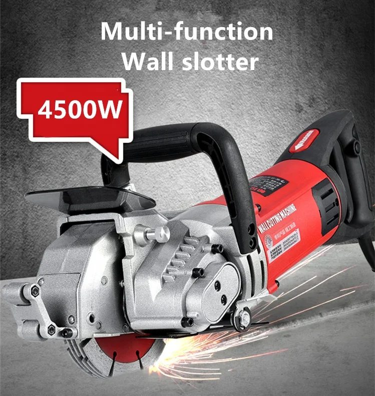 Professional Industrial concrete wall chaser grooving machine , slotting machine