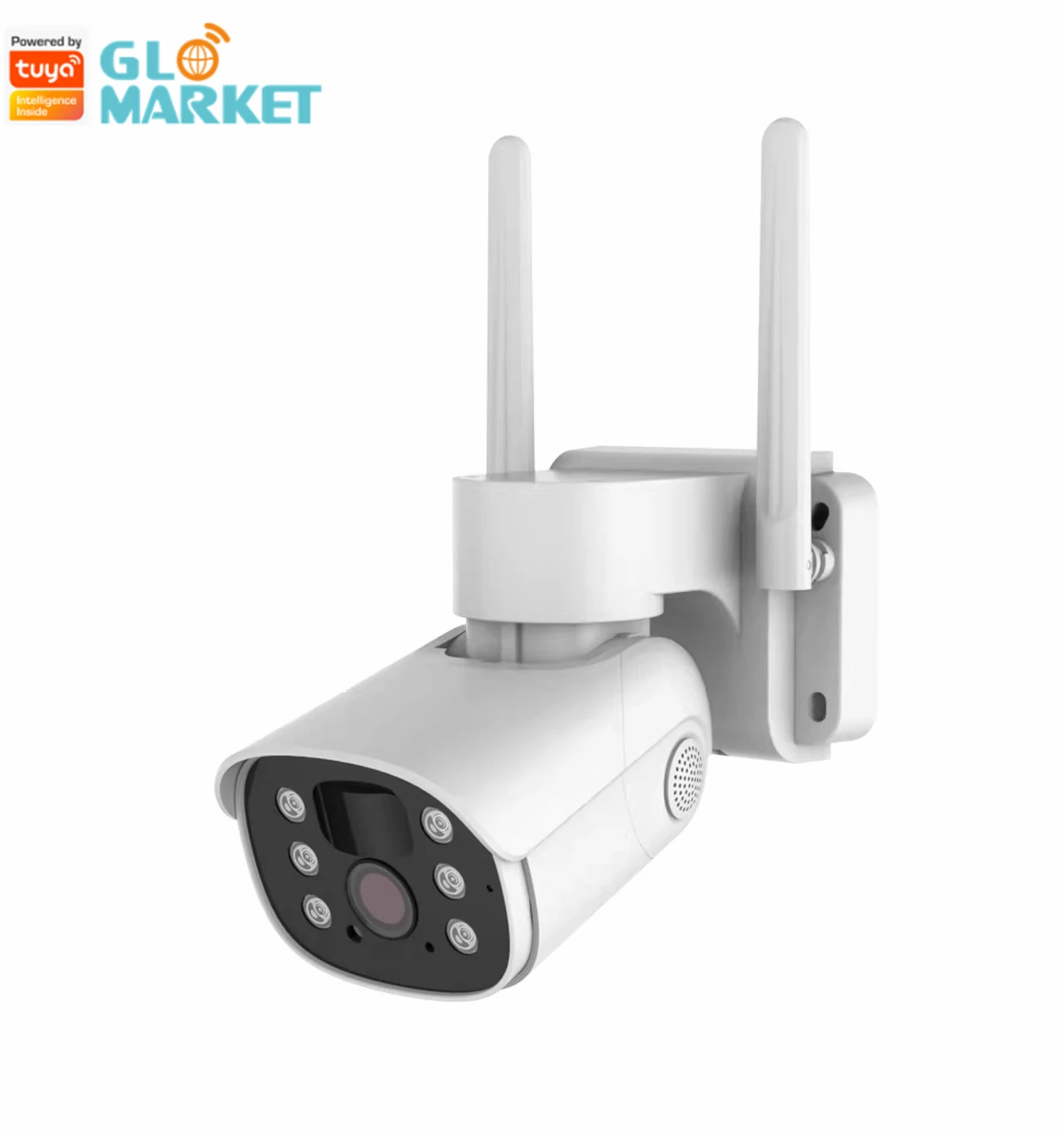 Tuya Smart Home Bullet Camera Solar Powered AI Human Detection Automatic Track Night Vision Security Smart WiFi IP Camera