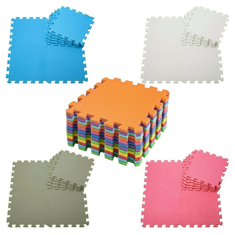 60*60cm thickness 1.2cm waterproof baby play floor Interlocking tatami eva foam puzzle mat for kids