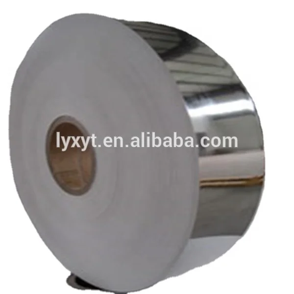 Китайский производитель сигарет табака пакет Джамбо рулон Глянцевая серебряная алюминиевая фольга бумага