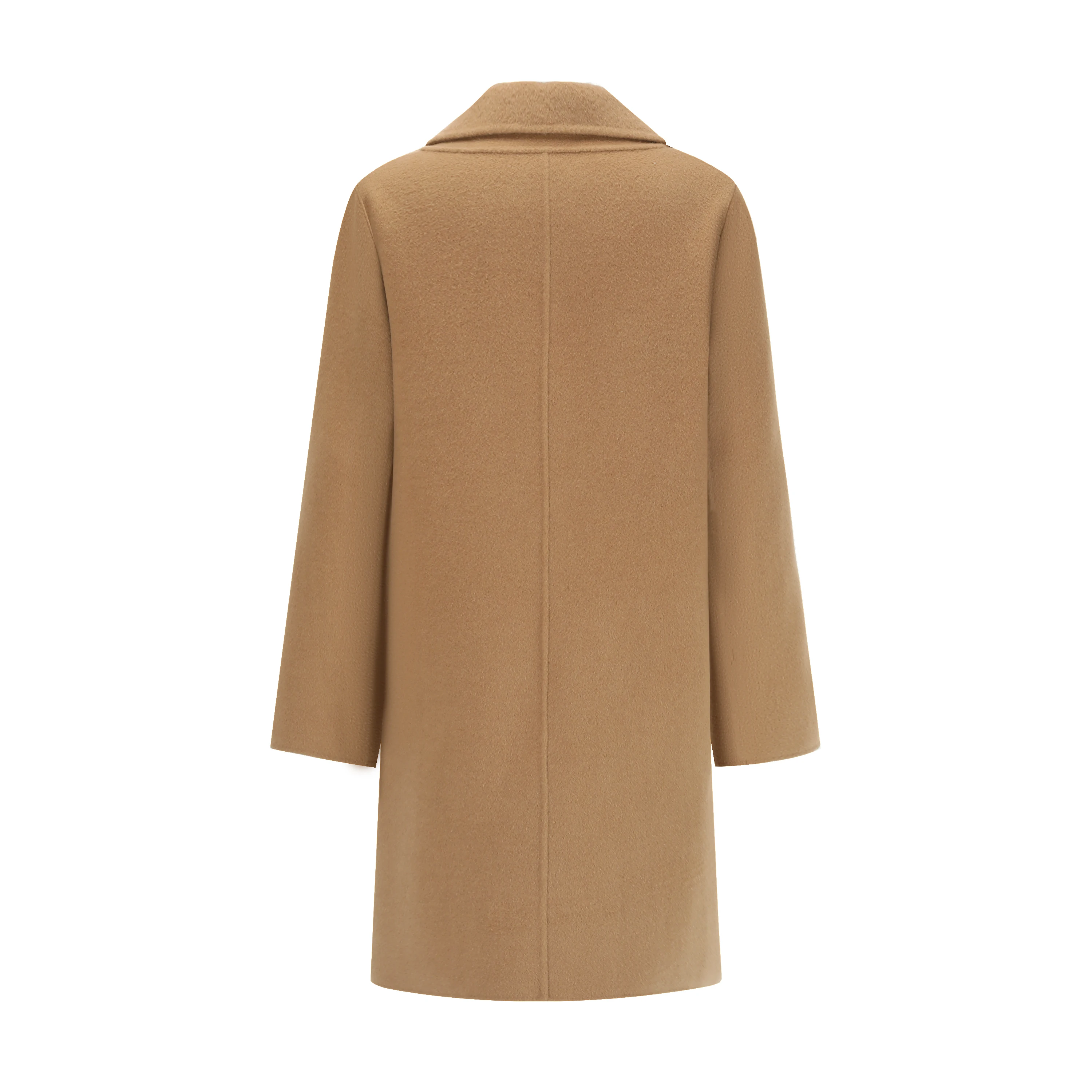 Basic Double Face Pocket Details Jacket Mid-length coat