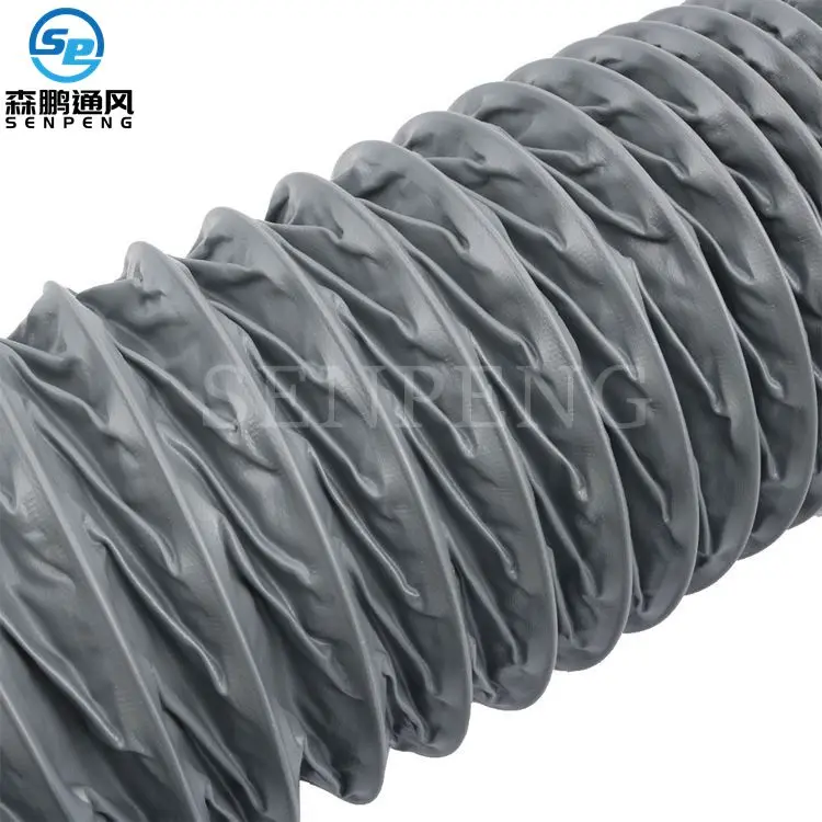 Light Weight PVC Tarpaulin Ventilation Air Duct for Welding Gas Exhausting