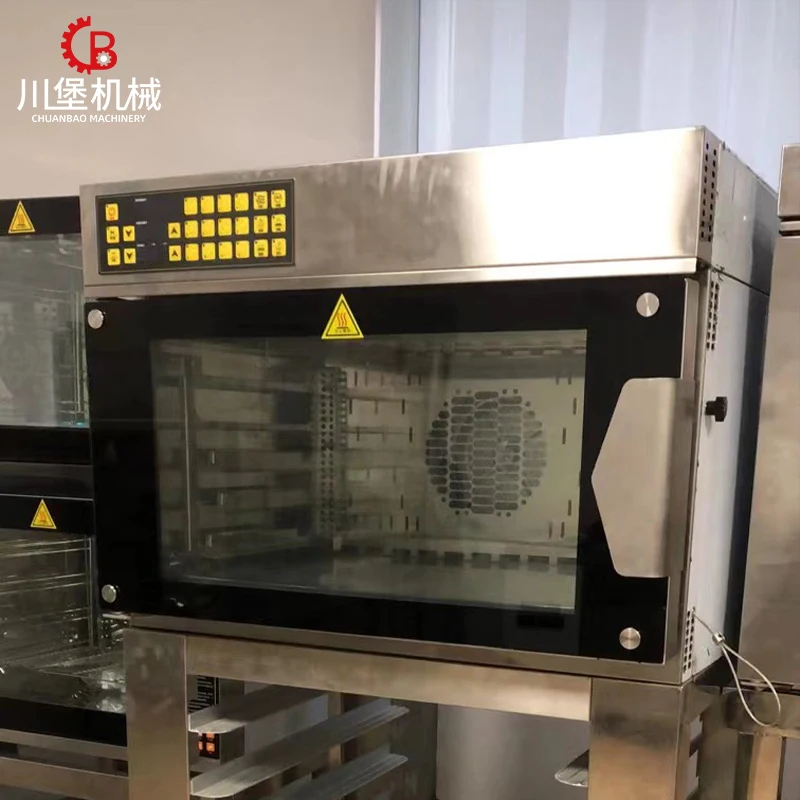Baking Equipment - Luxury Four-Tray Hot Air Circulation Multifunction Oven for Baking Bread, Cakes, and Cookies