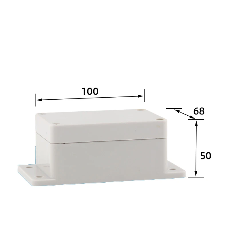 wholesale ABS PVC industrial plastic waterproof electrical junction box IP66 waterproof switch case with ear