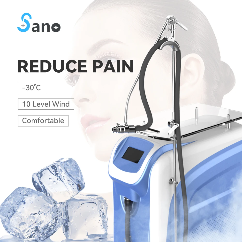 Laser Skin Cooler zimmer cryo cryo therapy -30C cold air cooling device for laser treatment relieve pain