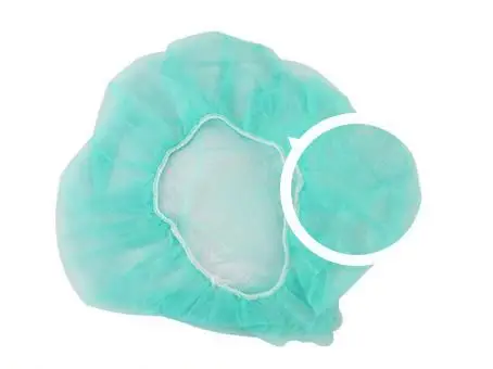 
Hospital medical elastic bouffant doctor nonwoven disposable surgical caps 