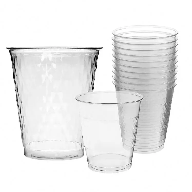 Экологичный одноразовый пивной стакан с логотипом на заказ, пластиковые чашки для пива clearparty, чашки для домашних животных 8, 9, 10, 12, 14, 16 унций