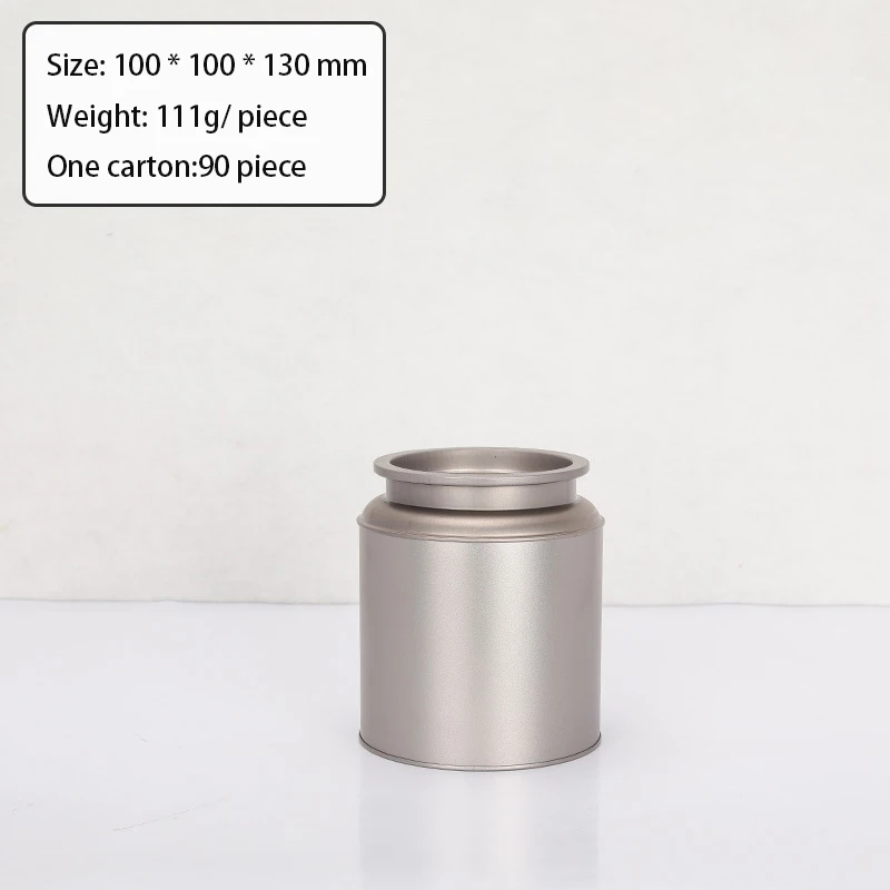 Оловянная металлическая Вертикальная упаковочная коробка для чая 250 г четыре цвета и два размера поддержка индивидуальных услуг