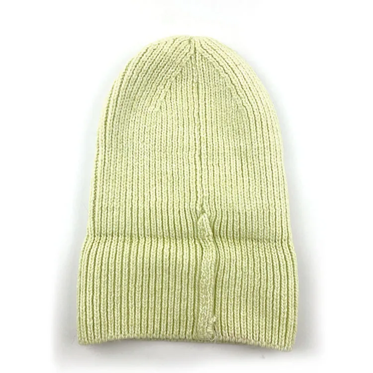 Shine Tex Mutze Girl Bow Knit Cuffed Hats Multi Color Green Fisherman Sustainable Recycled Eco Friendly Products 2024 Beanies