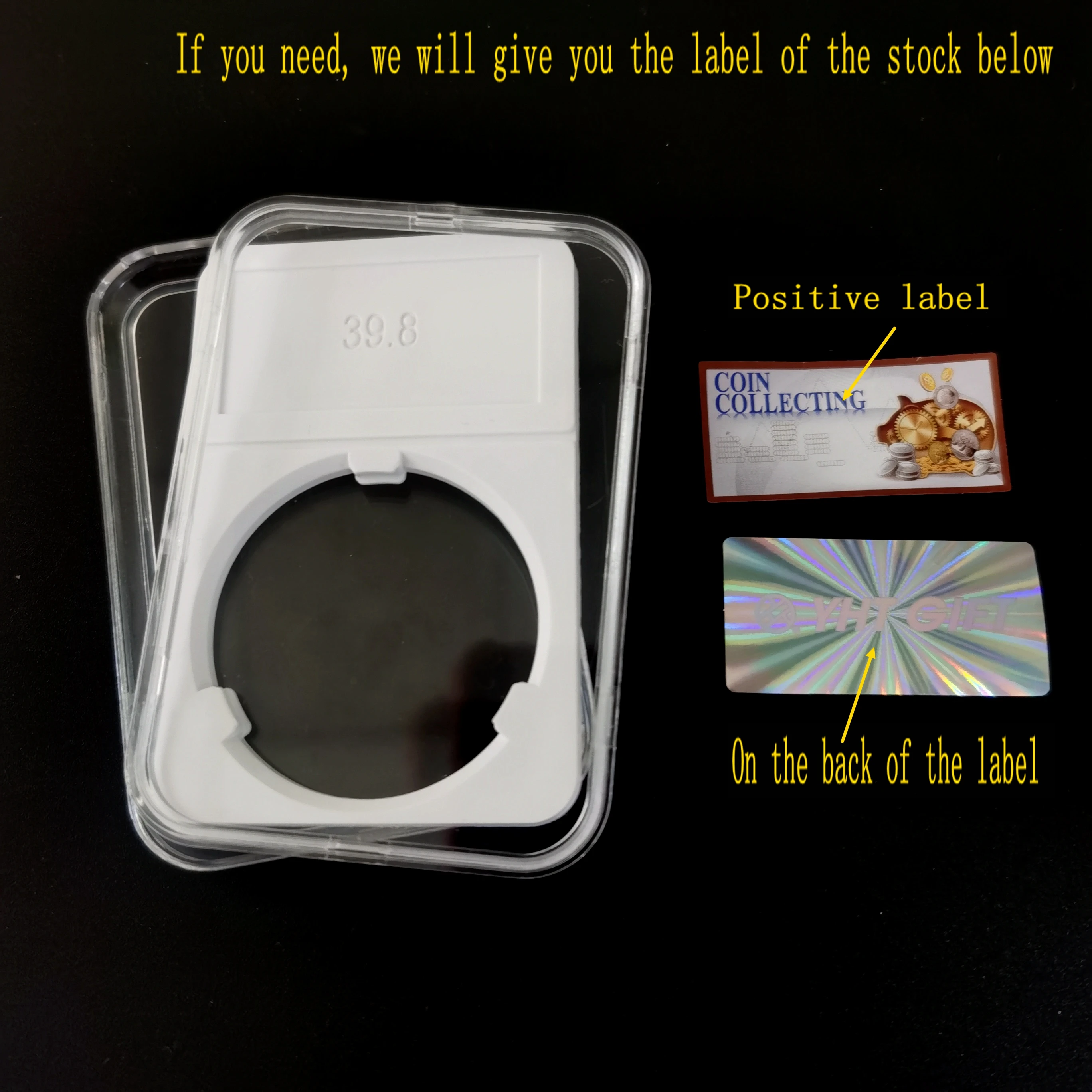 coin slab used to  grading/capsule collect box/acrylic box