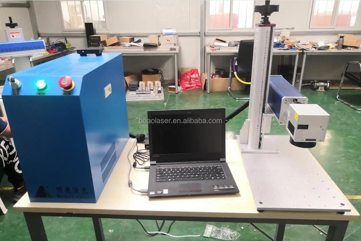 laser engraving machine for metal 50w fiber laser from 15 years manufacturer China CE /ISO9001