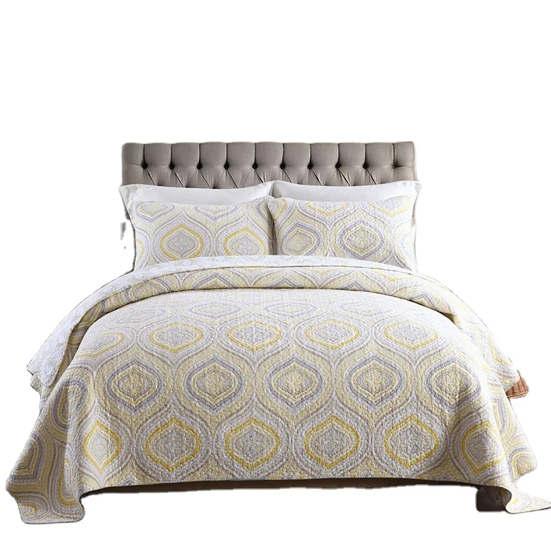 С высоким качеством дешевые приталенный покрывало стеганый комплект постельного белья
