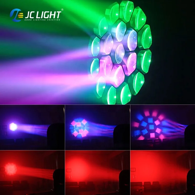Pro Big Bee Eye 19x15w Moving Head Lights K10 Zoom Rgbw Stage Led Moving Head Wash Light