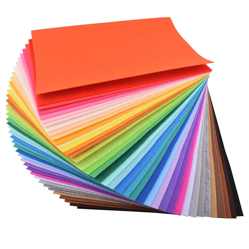 3Mm Thickness Polyester Cloth Non Woven Felt For Diy Sewing Dolls Crafts Pattern Materials Bundle Home Decorations