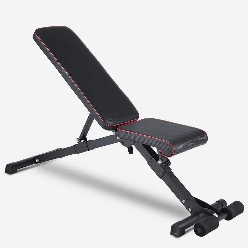 Commercial PRO with Incline and Decline Flat Exercise Adjustable Foldable dumbbell Weight Bench