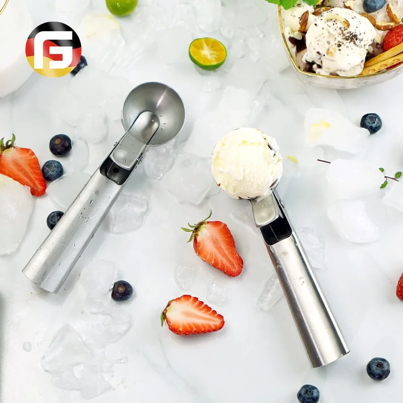 Perfect Balls Comfort Grip Stainless Steel 430 Ice Cream Scoop Scooper Watermelon Scoop