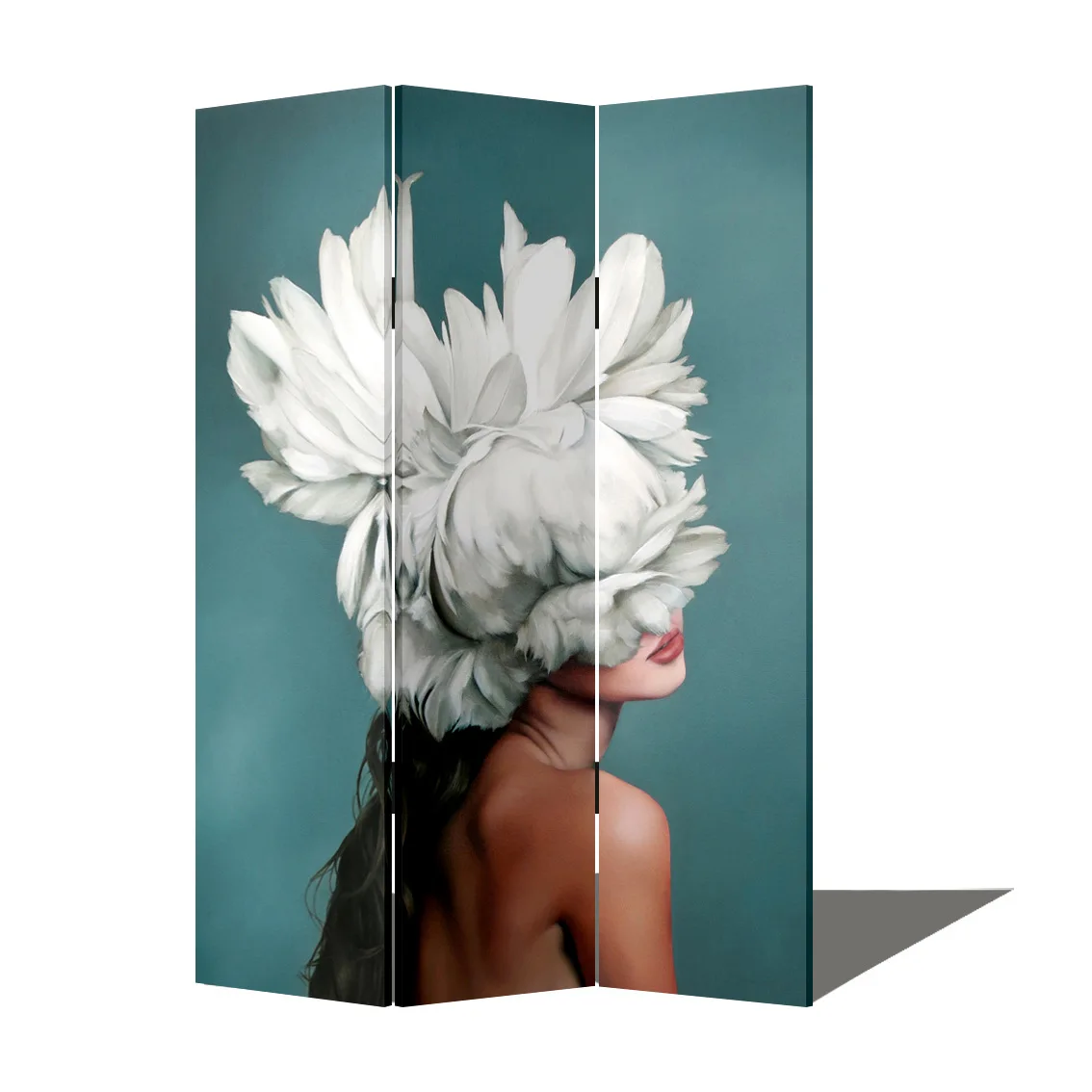Folding Mobile Partition Wall Simple Modern fabric screens & room dividers
