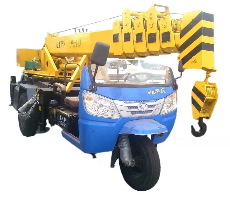 6Ton Agricultural machinery mini tricycle crane or self made crane truck