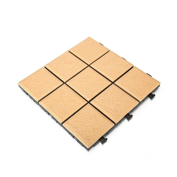 Italian design exterior non slip pool deck porcelain floor tiles with plastic base