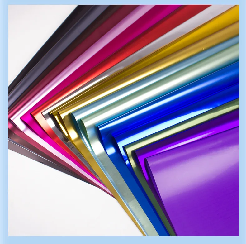 
Ready Stocks / OEM 100% Waterproof Pure Color Matte Platinum Paper Flowers Gift Wrapping Florist Floral Packaging Materials 