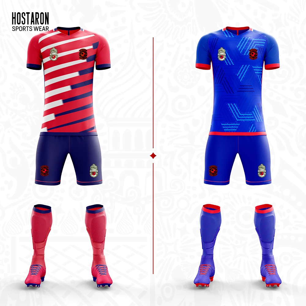 HOSTARON Custom Logo Polyester Soccer Jersey New Season League Breathable Football Shirt Sublimation Practice Football Jersey