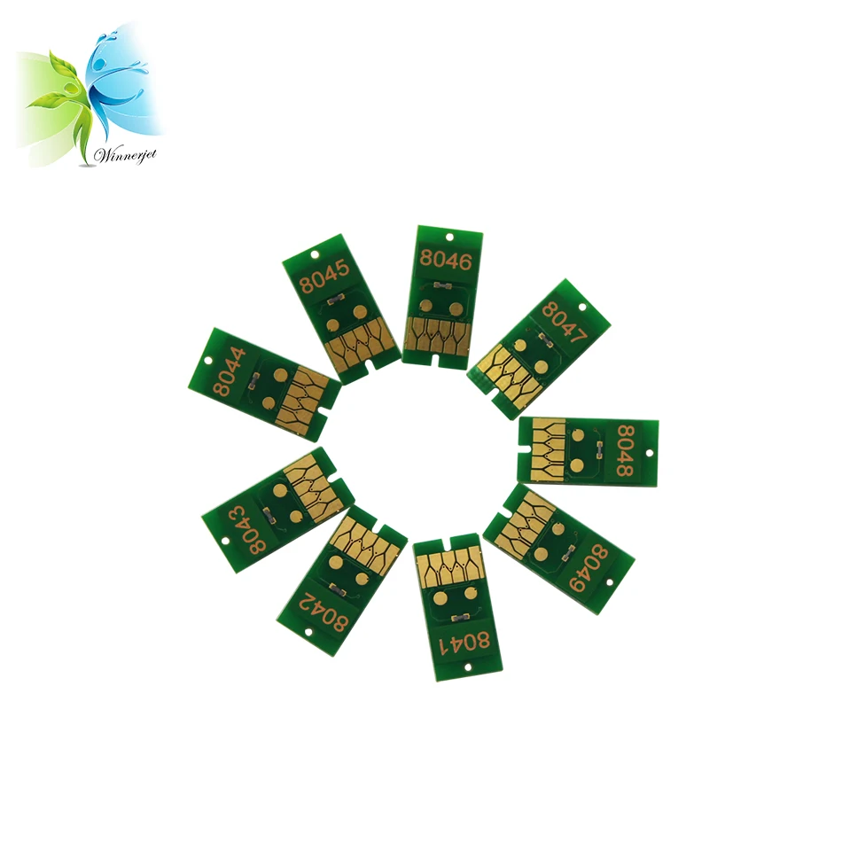 Winnerjet T8041-T8049 чип одноразового использования для принтера EPSON SureColor p6000 p7000