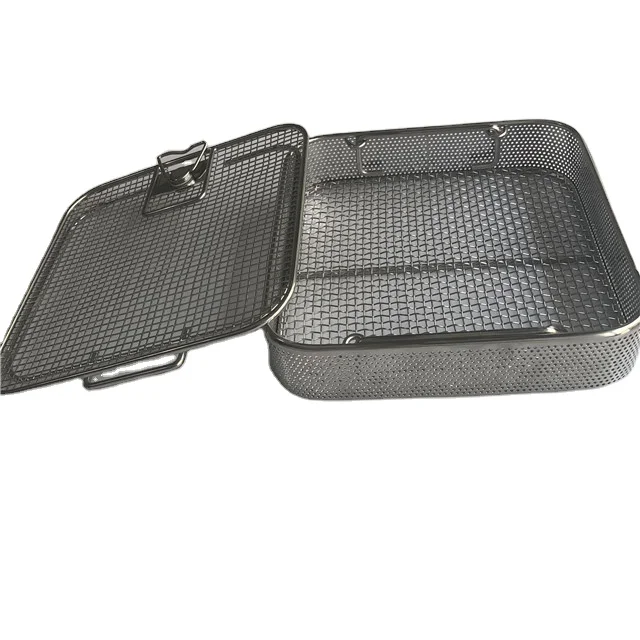 Kitchen Stainless Steel Pull Out Drawer Shopping Laundry Waste Bread Sterilizing Strainer Perforated Basket