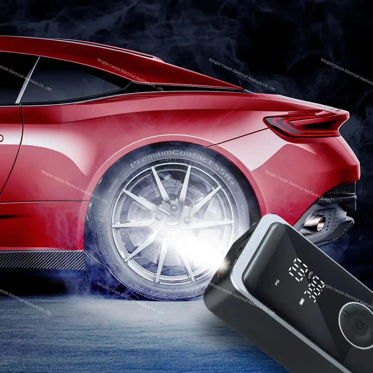 Best Quality Car Tester Intelligent Tyre Pump Portable Air Compressors Digital Display Car Tire Inflator Electric Car Pump