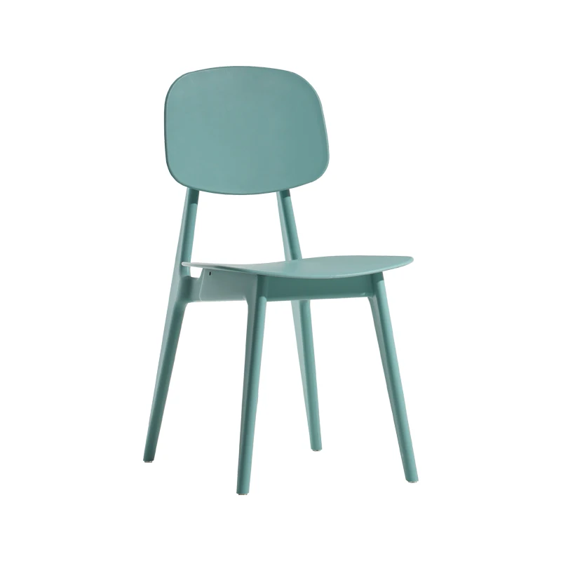 Nordic Home Decor Chair Candy Color Armless PP Plastic Event, Party, Coffee, Bar, Dining, Outdoor Garden Chairs