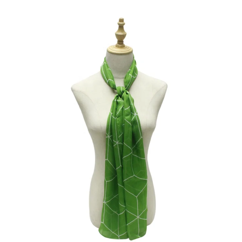 2022 Monochrome Hand hem edge sewing white silk scarves for dyeing square silk scarf solid silk scarf