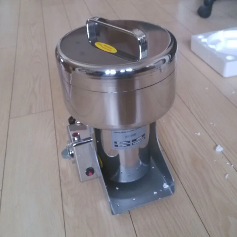 Commercial 500g High-Speed Electric Cocoa Bean Grinder Portable Stainless Steel Blade for Household and Hotel Use