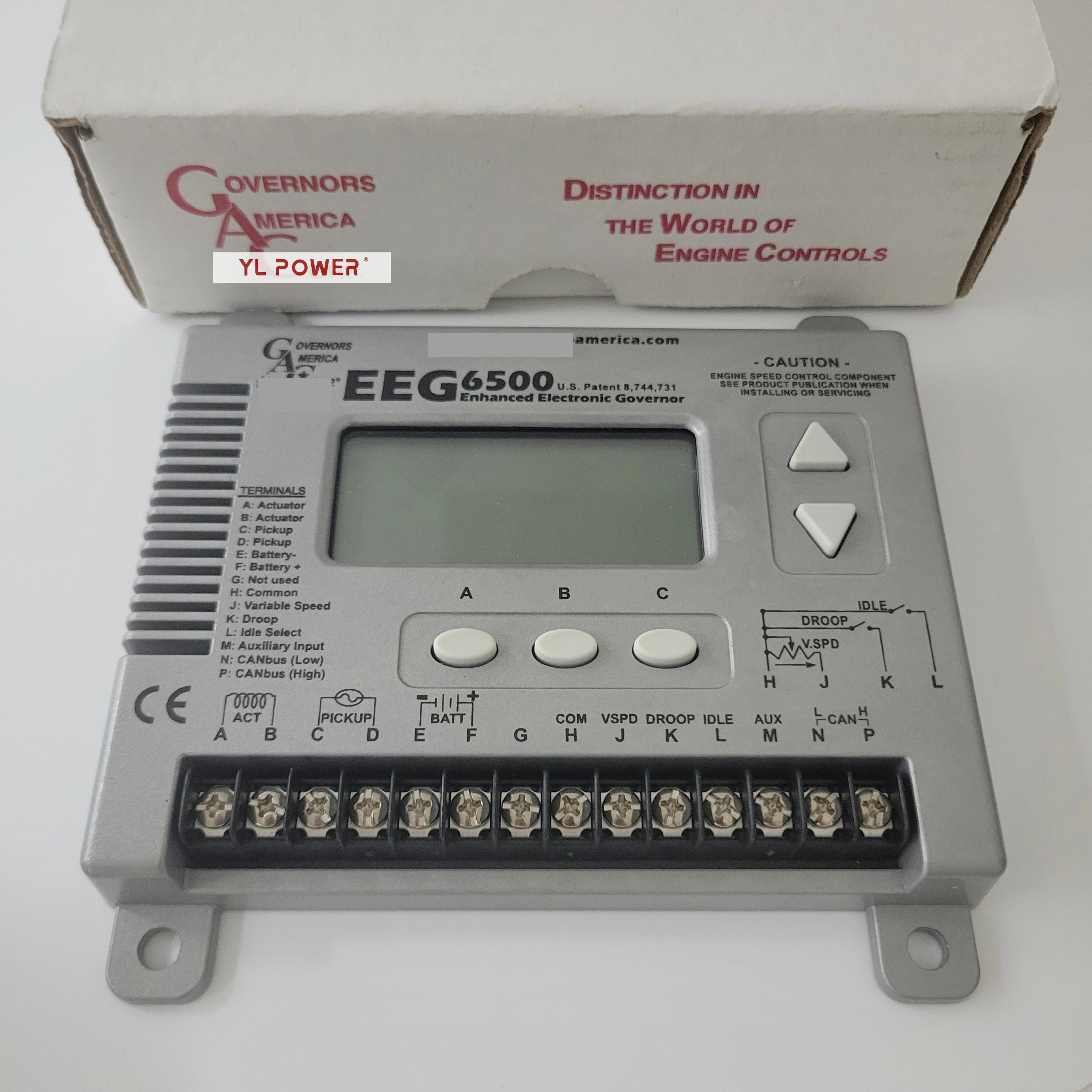 EEG6500 Enhanced Electronic Controller speed control Built-In Display Compatible with  GAC actuators  Generator parts