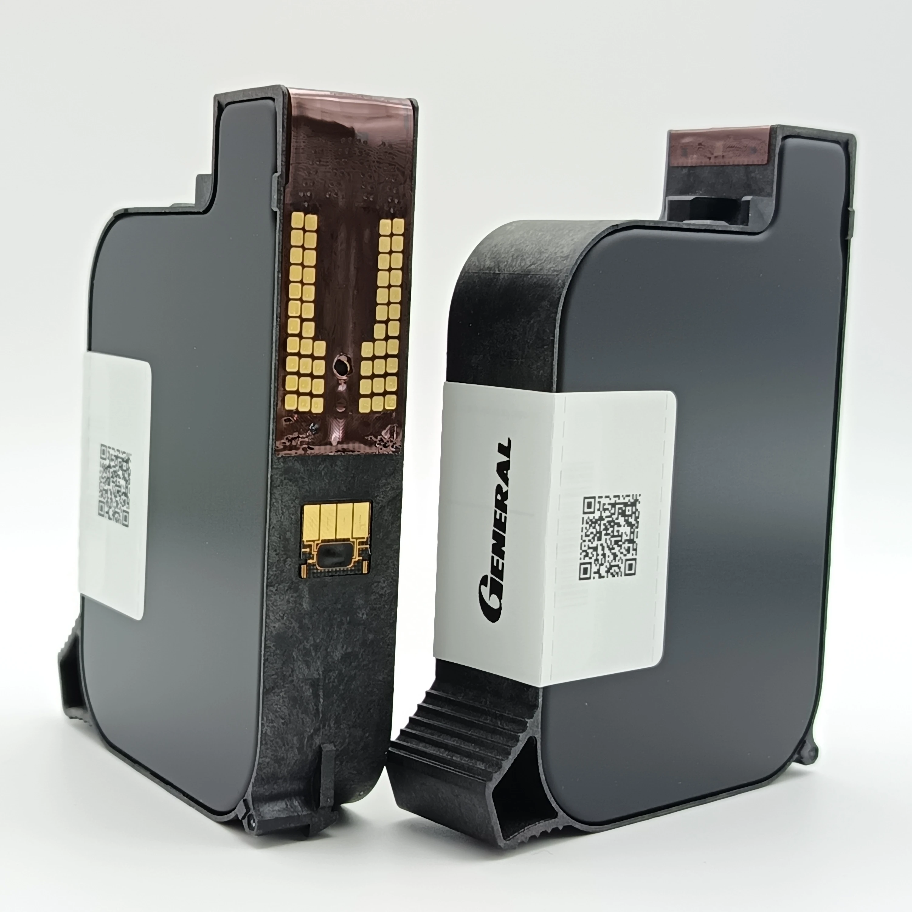 Original IQ800 IQ880 Industrial Inkjet Printer Cartridges Refillable 12.7mm Black Red TIJ Inks for Industrial Printers