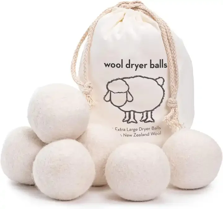 wool dryer balls natural eco friendly Laundry Clean Ball Handmade Laundry wool dryer balls set