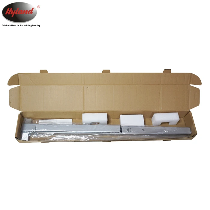 HYLAND OEM индивидуальная длина, нажимное устройство для выхода двери, охранная балка с интеллектуальной функцией сигнализации, противопожарные дверные замки