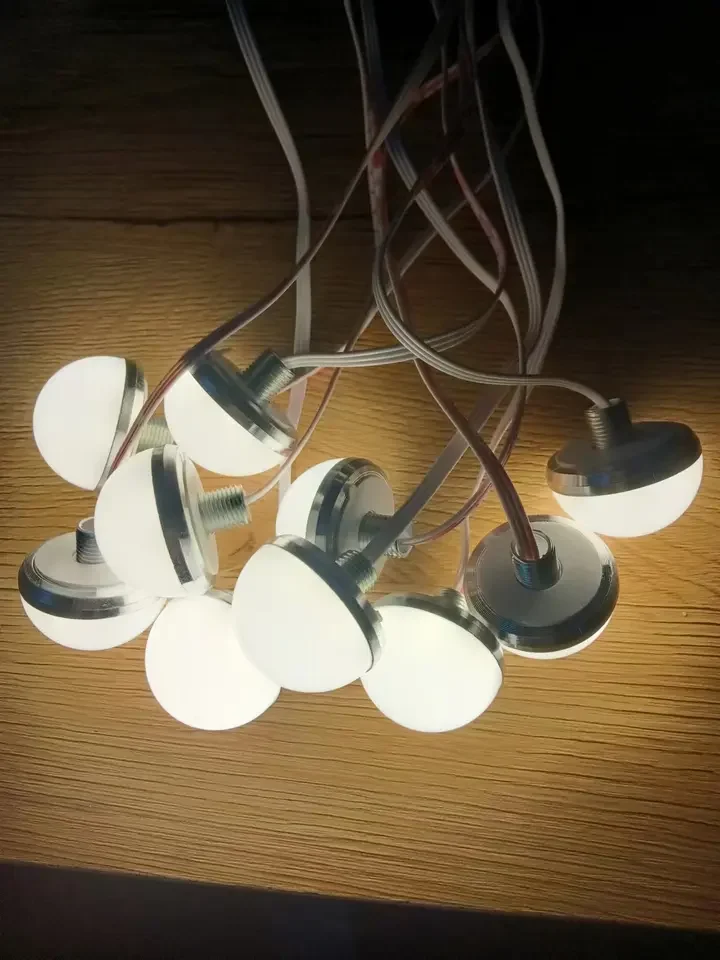 Hollywood-style Perforatfoldingt Modern 80 Button Switchfemale 50000 High Color Rendering 5V 35mm Makeup Mirror Led Bulb