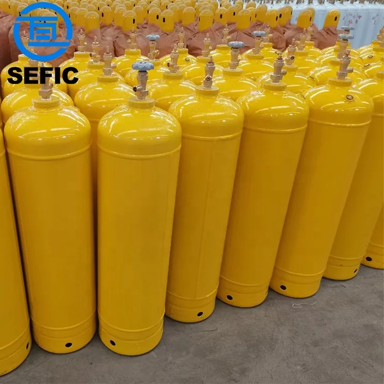 Industrial ISO3807 ISO4706 40 Liter Empty Dissolved Acetylene Gas Cylinder High Purity C2H2