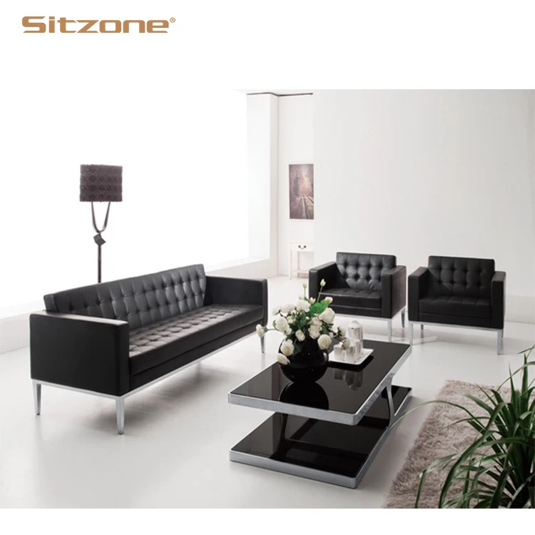 Sitzone Modern Beautiful Design Furniture Sofa Leather Used Sofa Set For Office Or Lounge