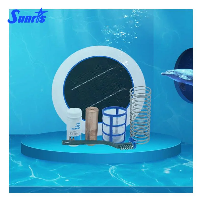 Hot Selling Solar ionizer with Copper anode Chlorine Free Portable Swimming Pool Ionizer for Water Purifier