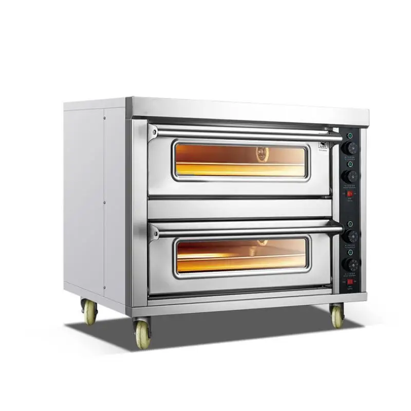 China Indoor Commercial Pizza Maker Stainless Steel Countertop Electric Oven for Pizza