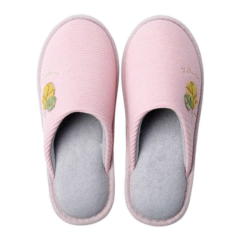 
Comfort leaf knitted slippers light weight Indoor slippers 