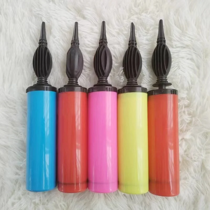 Youlun Wholesale 10inch High Quality Small Portable Manual Balloon Pump Air Inflator for Party Inflating