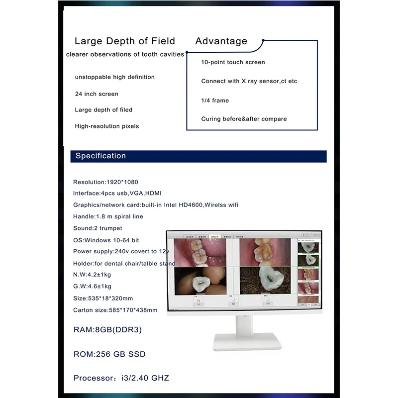LK-I35 Dental Endoscope Camera System Intra Oral Camera Price for Dental Clinic
