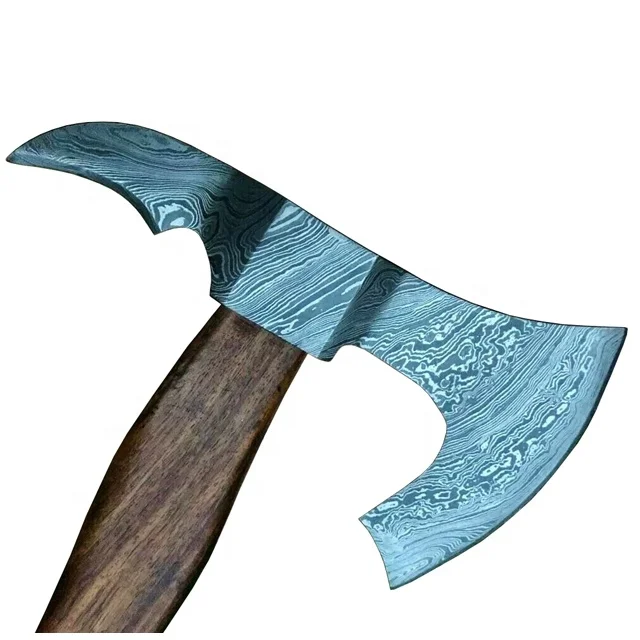 
Damascus Axe Handmade Twist Steel Hunting Camping Crafts Amazing Gift 
