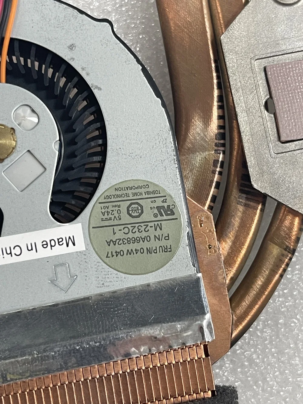 New Original for Lenovo ThinkPad 100% test 04W0417 Cpu fan heatsink fit Lenovo Thinkpad T420s T420si