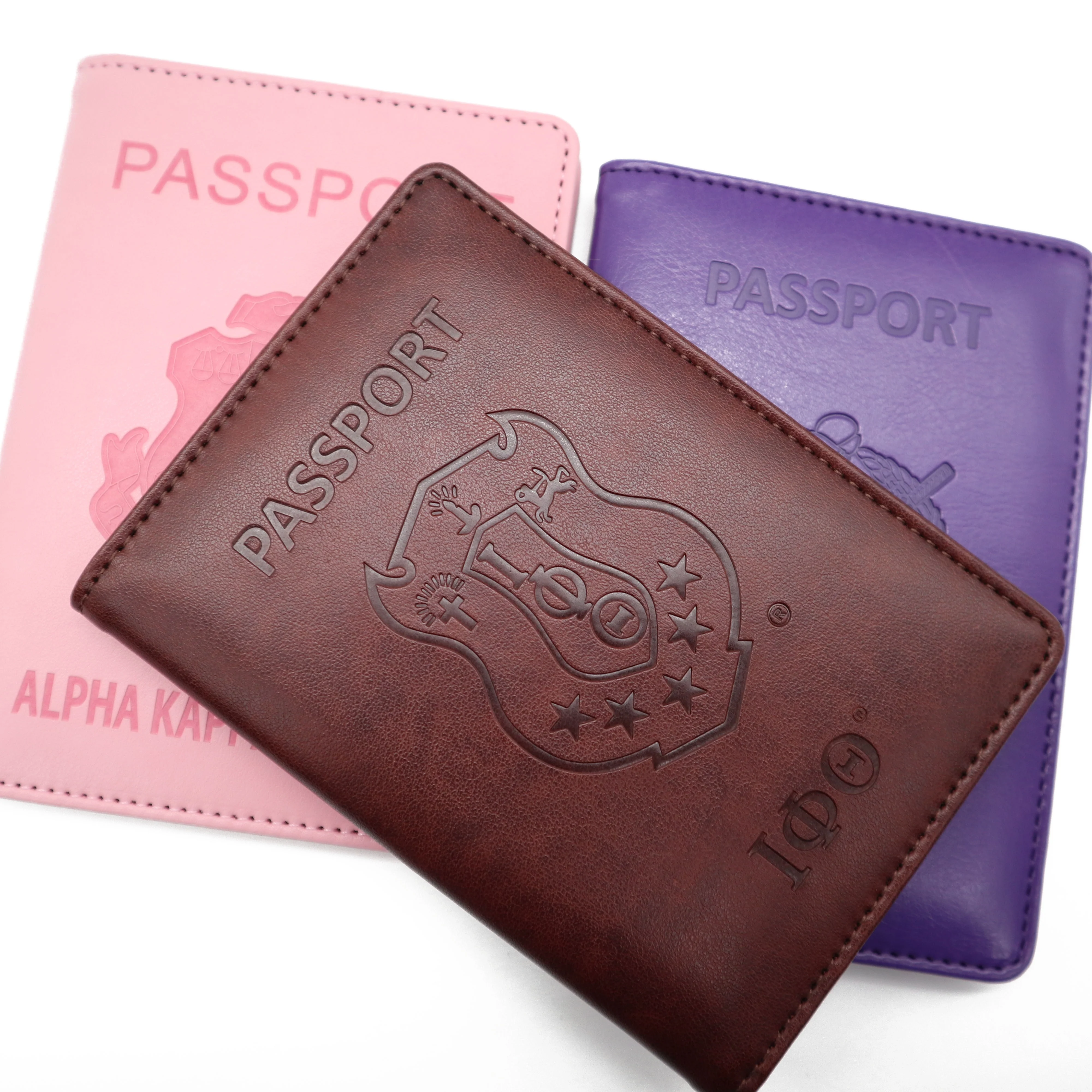 New style Sorority Leather Passport Wallet cover Leather Travel Wallet & Passport Holder