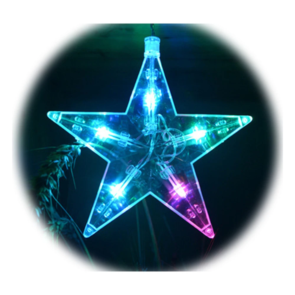 Led stars moon colorful curtain lights bar outdoor ins decorative lights full of stars string lights