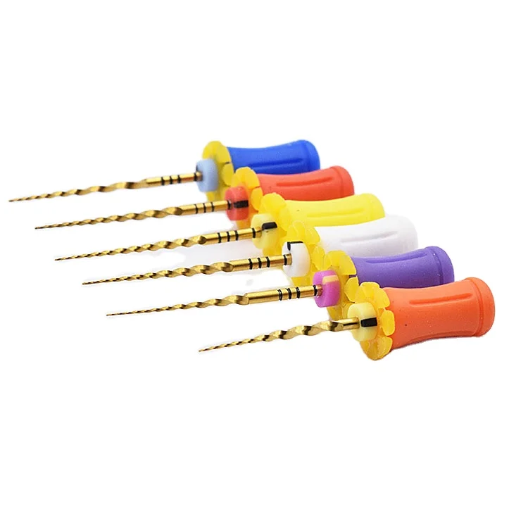 Glin G супер золотые ручные файлы Niti Super Flex Nano покрытием эффективная активация резки тепла