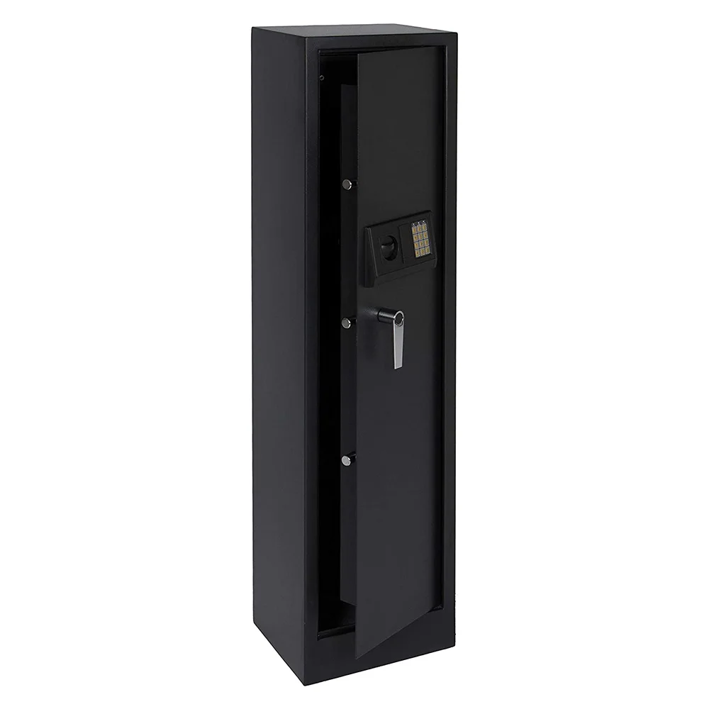 
XHL Gun Safe Cabinet Electronic Lock Gun Safe Cabinet 5 Rifle Case Security Box Large Steel Home Stand Storage 